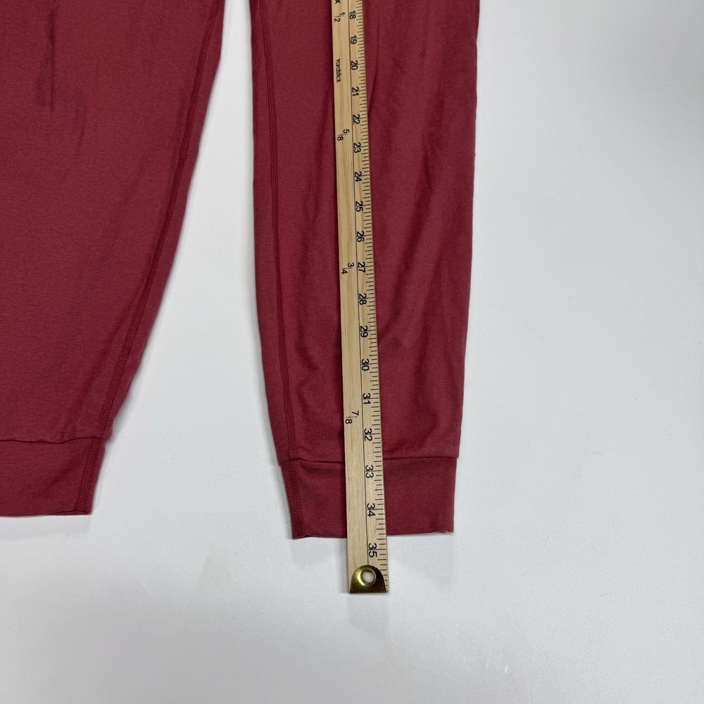 Vuori Performance Jogger Heathered Light Red Dream Knit Tapered Pants Medium - Picture 10 of 11